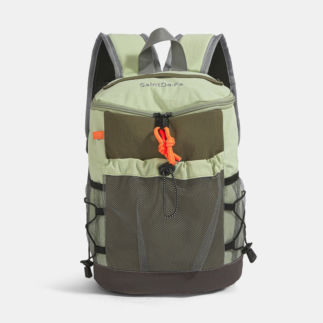 Versatile unisex adventure travel backpack with padded straps & back support for comfortable hiking & outdoor use.