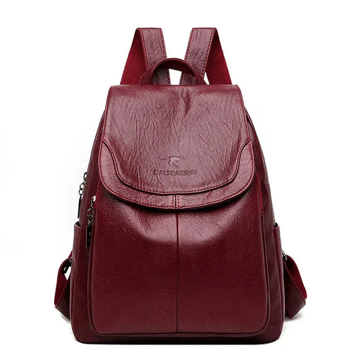 Timeless women's durable backpack, stylish for everyday, travel, work, campus. A versatile accessory.