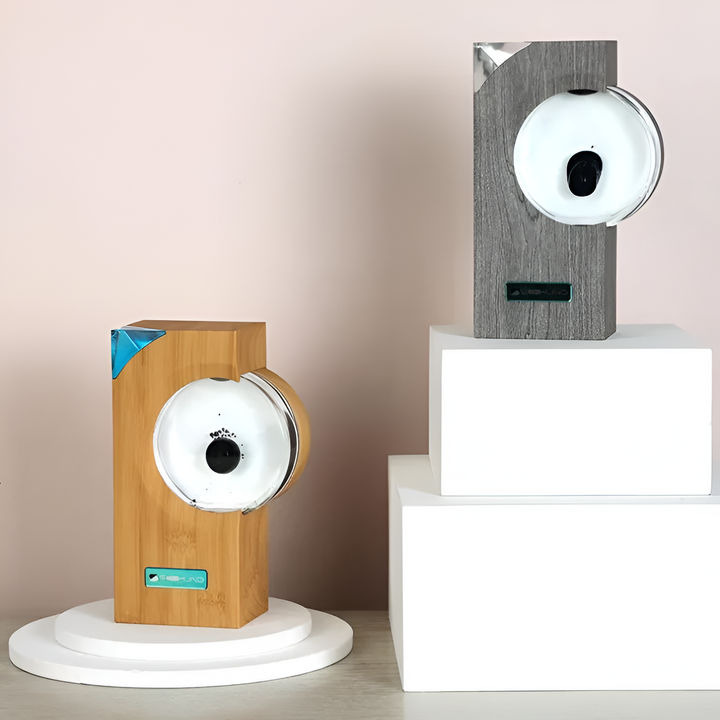 Desktop sound visualizer and rhythm light. Interactive art, LED light, and audio decor for any room.