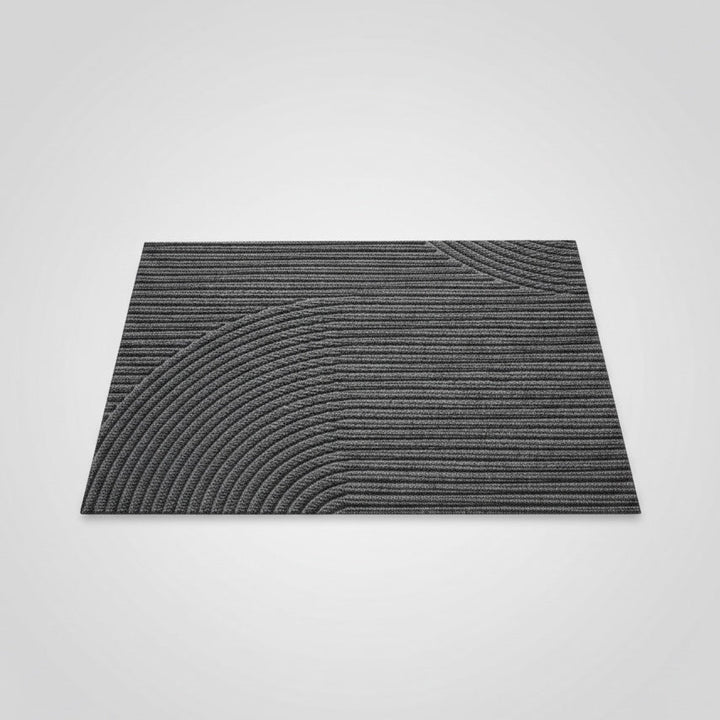 Eco-friendly polypropylene non-slip indoor mat, stylish and functional entrance mat.
