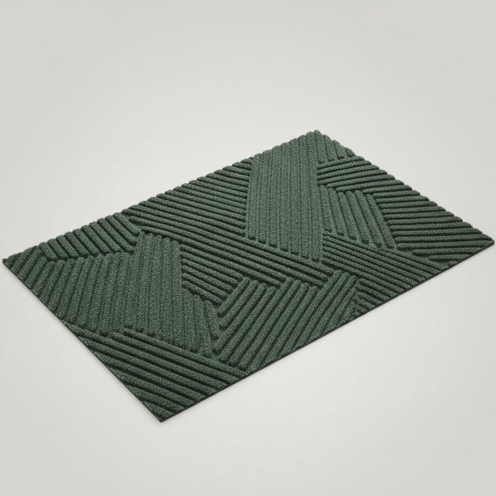 Smart eco-friendly non-slip indoor mat, polypropylene doormat enhancing home decor.