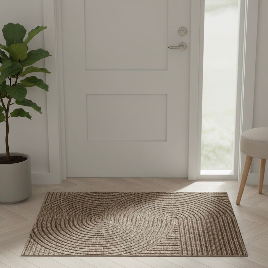 Non-slip indoor entrance mat, eco-friendly doormat, perfect for high traffic areas.
