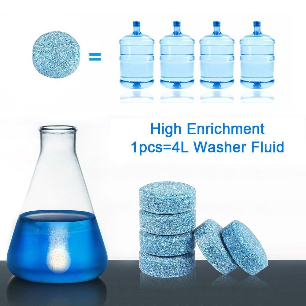 Easy-to-use effervescent cleaning tablets. Multi-purpose concentrate for household stains & grease.