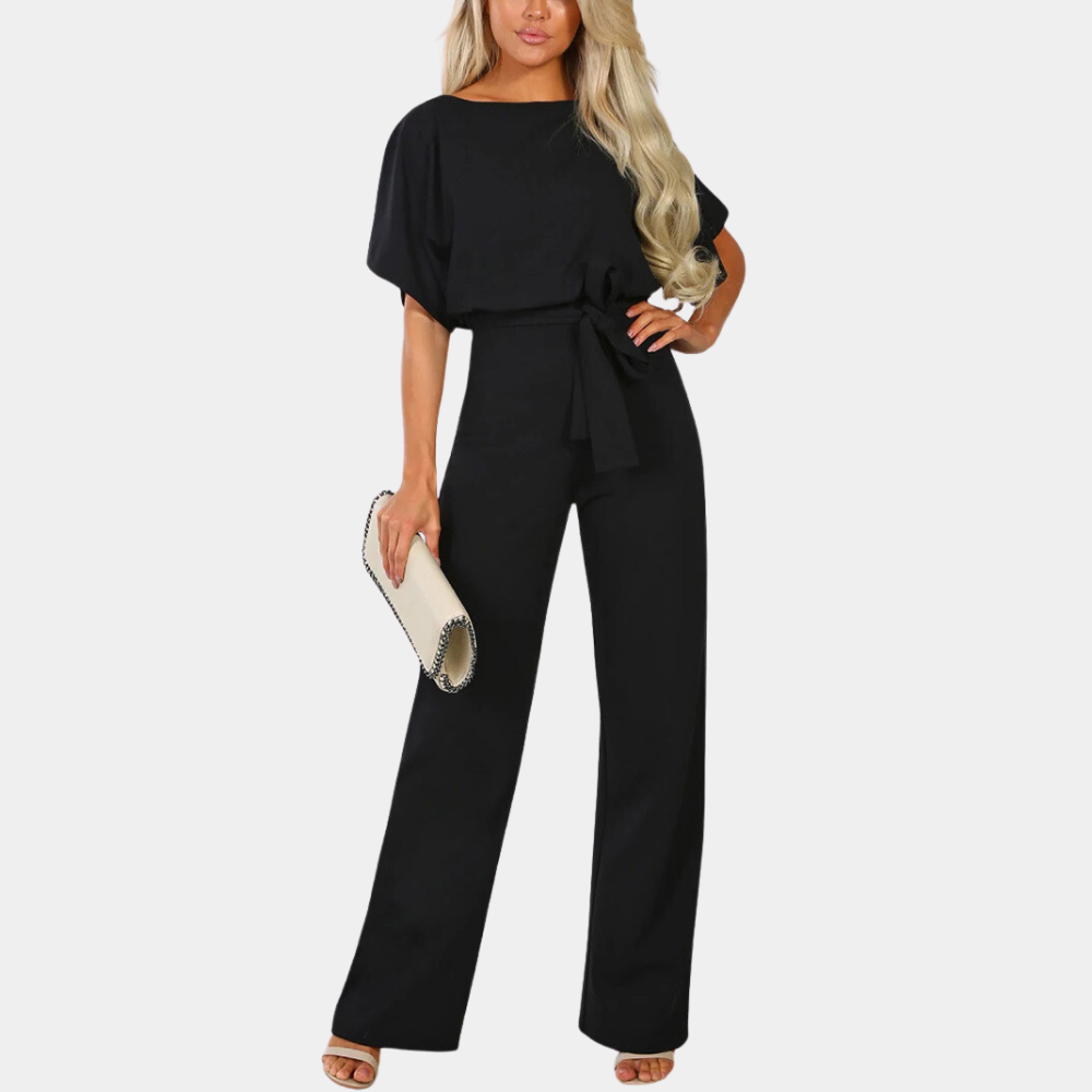 Effortless chic women's jumpsuit for ultimate comfort & style. Perfect for casual wear or athleisure.