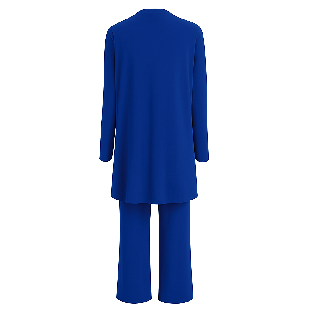 Elegant women's ensemble: 3-piece co-ord set for versatile styling.