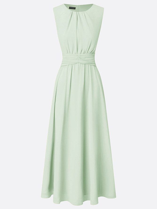 Women's formal evening dress, maxi length, chic and comfortable.