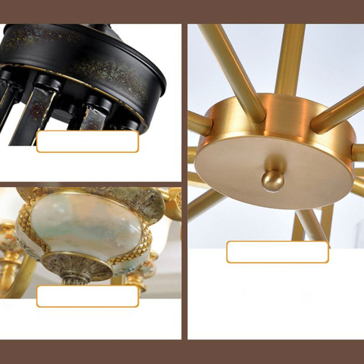 Elegant antique brass wall sconce providing warm, diffused home illumination via textured glass.