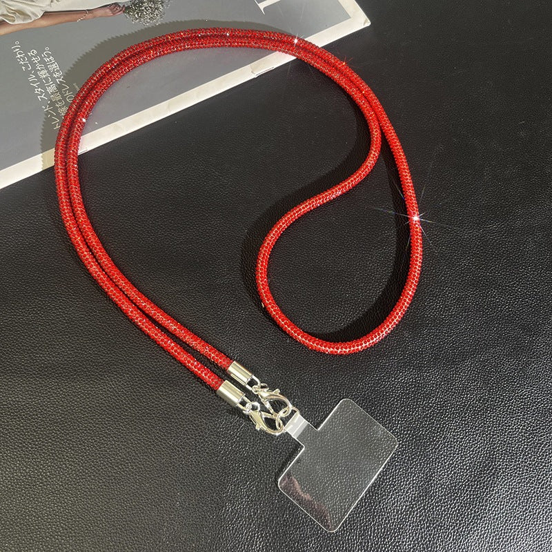 Secure professional badge holder with a comfortable, long crossbody chain.