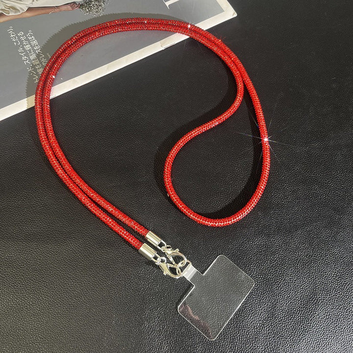 Secure professional badge holder with a comfortable, long crossbody chain.