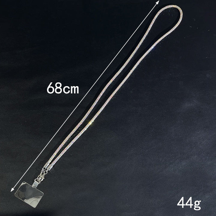 Professional ID badge holder featuring a clear window and stylish crossbody lanyard.
