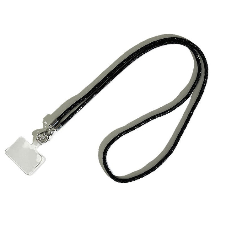Durable professional badge holder with an adjustable crossbody chain, ideal for busy workdays.