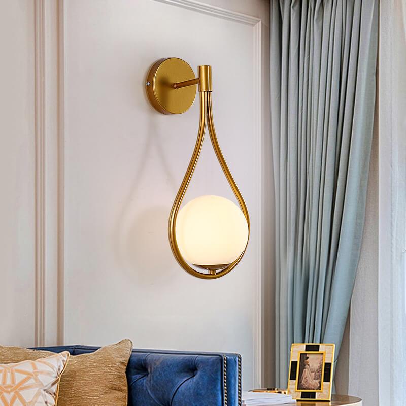 Stylish LED wall sconce, a contemporary lamp for ambient lighting in any modern home or office setting.