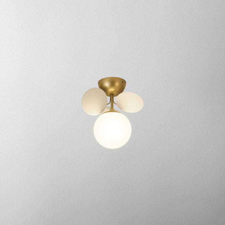 Decorative LED flush mount ceiling light, a graceful branch design for bedrooms.