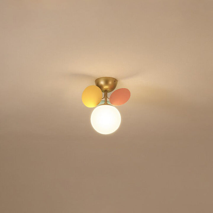 Decorative branch design flush mount ceiling light, perfect for contemporary bedroom lighting.