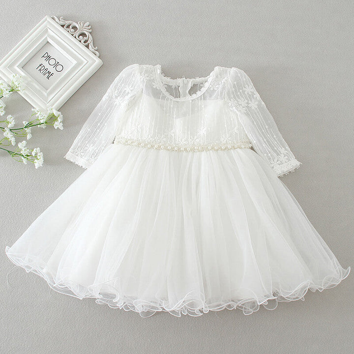 Girls' elegant formal dress, perfect for parties & special occasions, charming design.