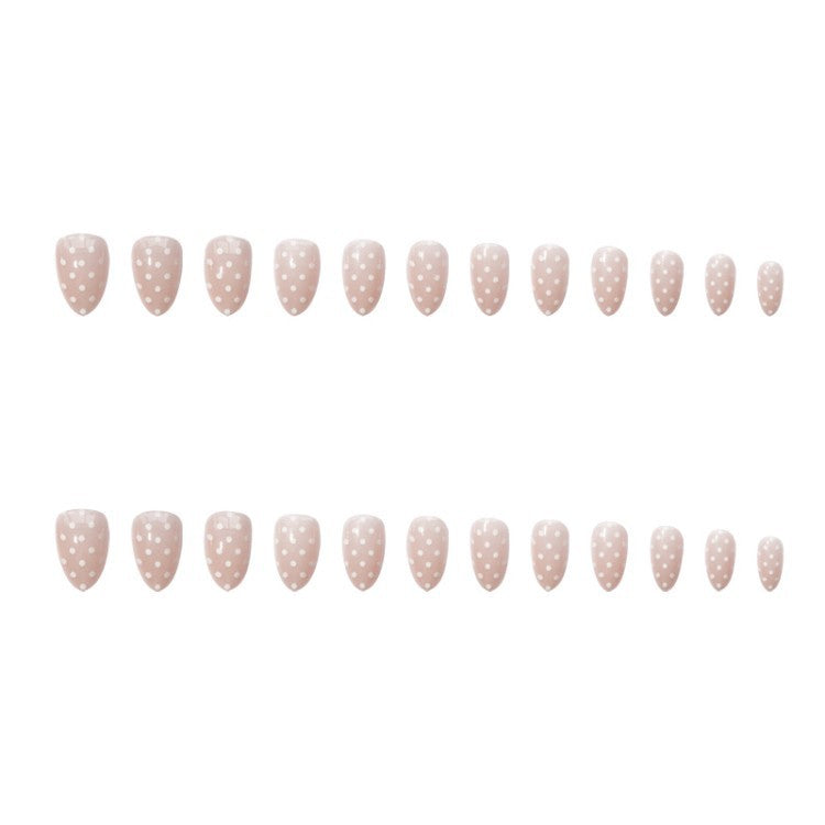 High-quality natural gel nail tips for women's elegant false nails, ideal for custom nail art designs.