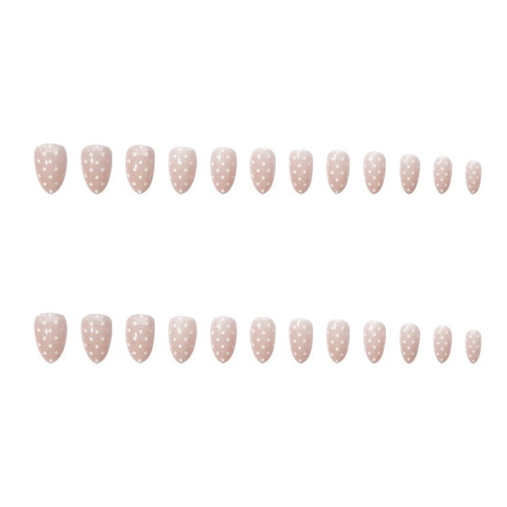 High-quality natural gel nail tips for women's elegant false nails, ideal for custom nail art designs.