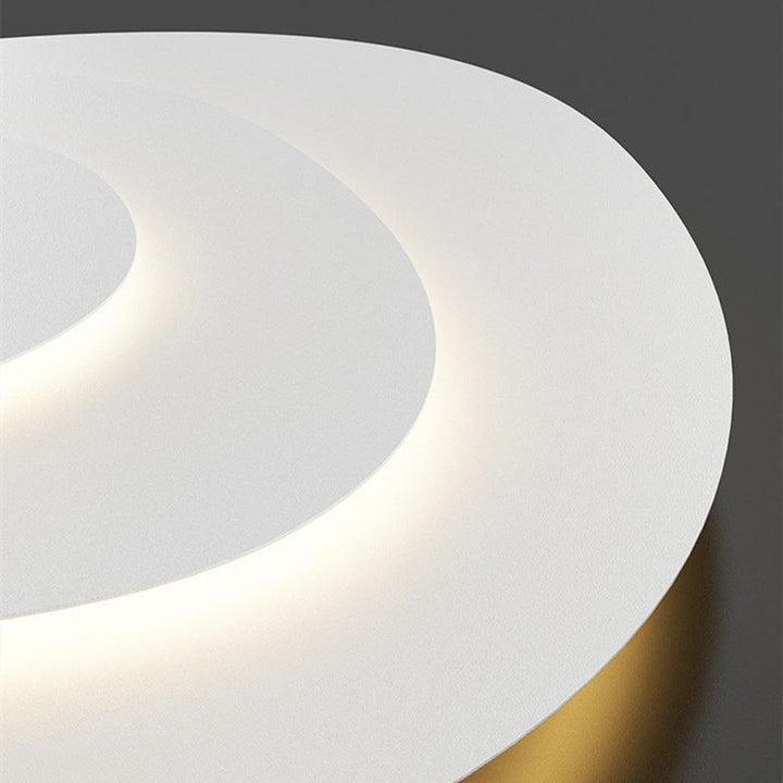 Contemporary cloud-shaped LED flush mount ceiling light, modern home lighting.