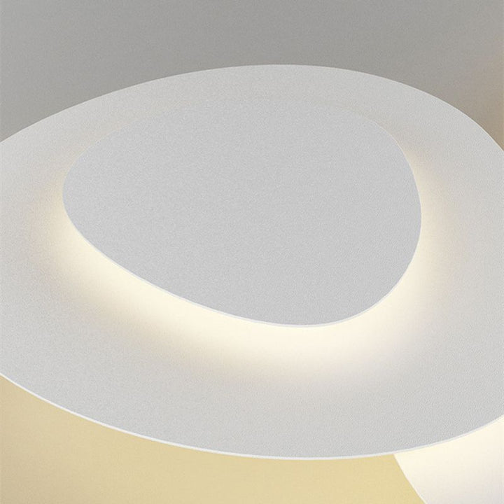 Modern dimmable LED cloud flush mount light, ideal for bedroom or living room.