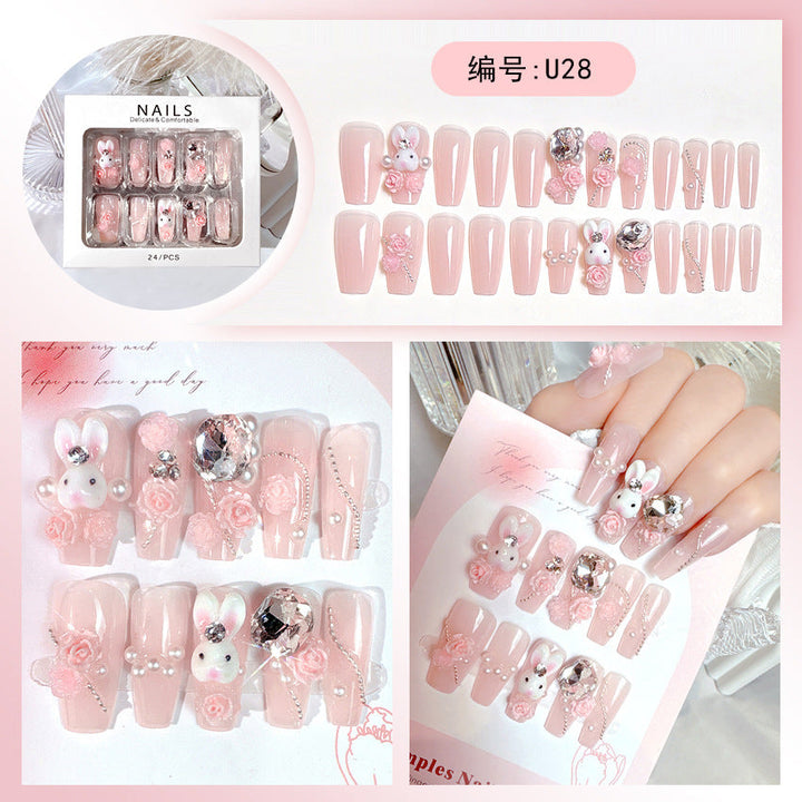 Quick and easy floral press-on nails for women. Enjoy an elegant, salon-quality manicure at home with these tips.