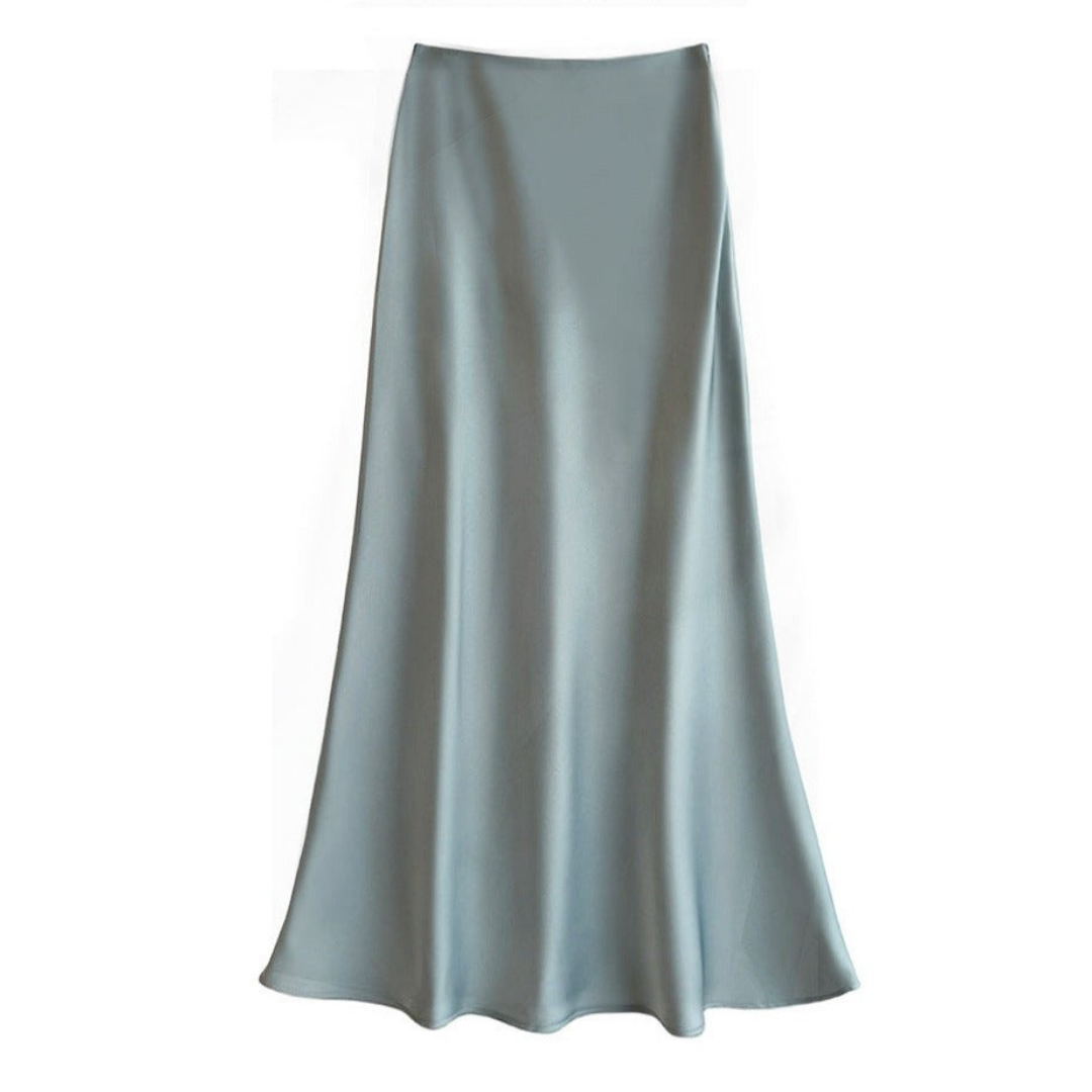 Stylish A-line midi skirt for women, ideal for various fashion outfits.