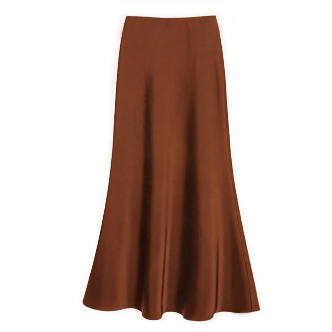 Versatile women's midi skirt, suitable for both casual and formal fashion.