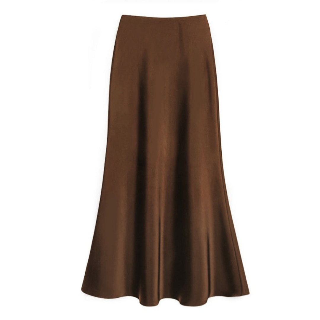 Women's chic midi skirt, perfect for spring/summer casual or formal looks.