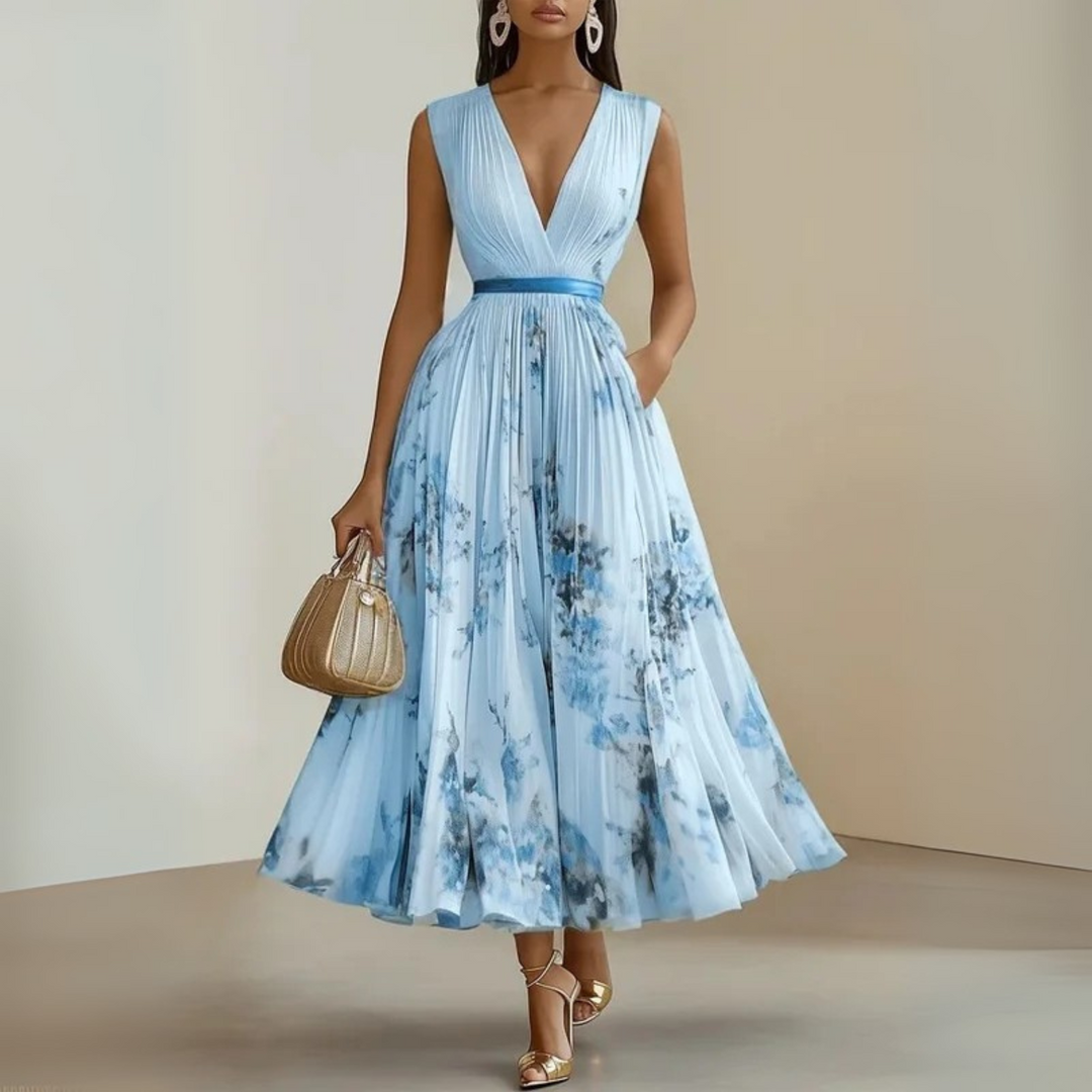 Light, flowy maxi dress for women, offering elegant comfort for summer outings and beachwear.