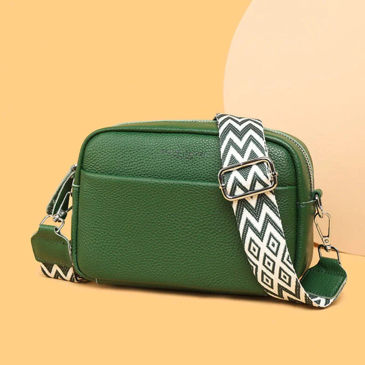 Premium women's genuine leather shoulder bag, suitable for everyday use and special occasions.