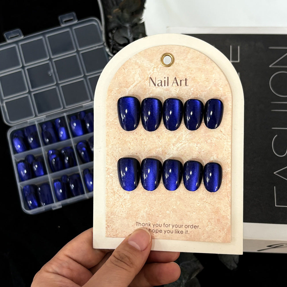 Easy-to-apply glossy press-on nails for women. Achieve a salon-quality fake nail manicure instantly at home.