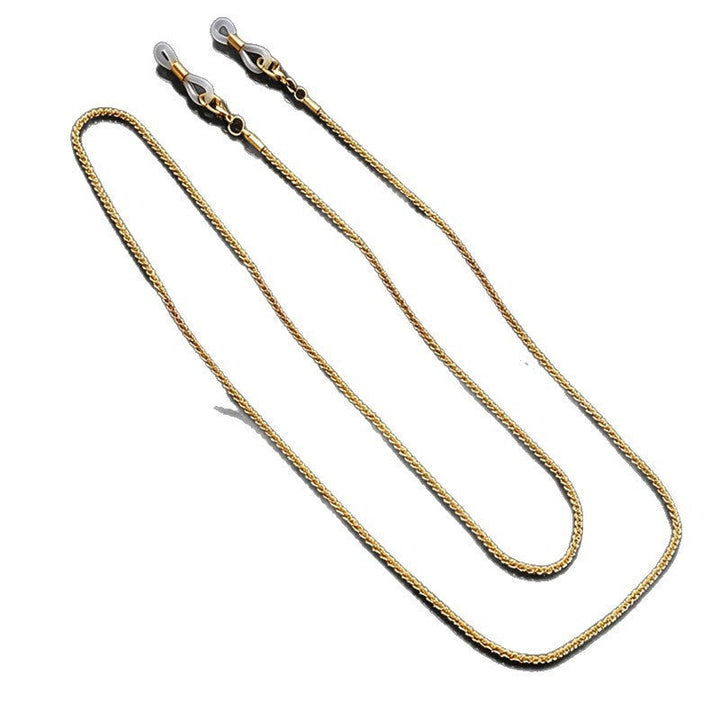Unisex elegant gold chain necklace, ideal for layering. Versatile everyday fashion accessory.
