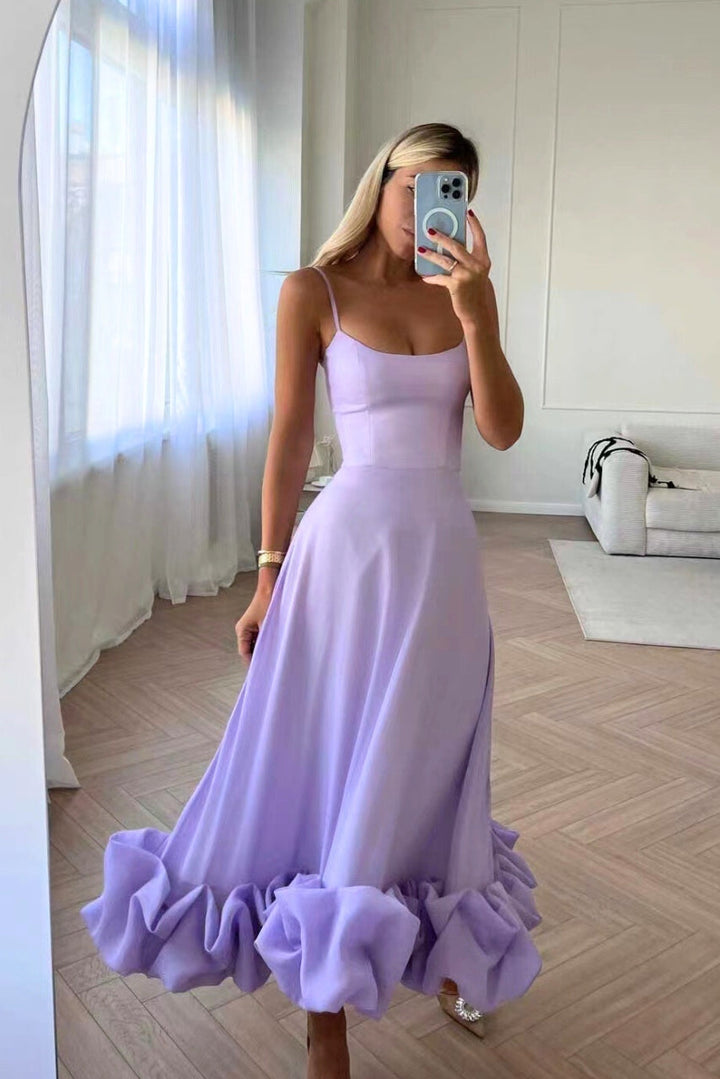 Women's elegant midi dress, 'Grace' style. Ideal for formal events, parties & sophisticated evening wear.