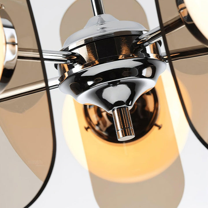 Contemporary petal ceiling fixture, adding elegance to any modern space.