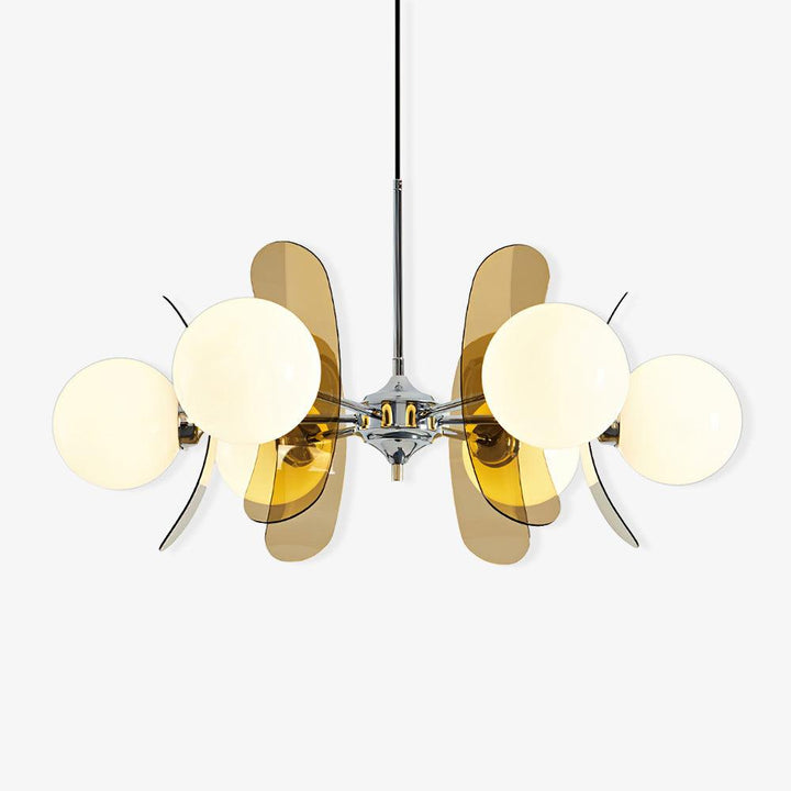 Decorative Hawii petal ceiling lamp for sleek office lighting.