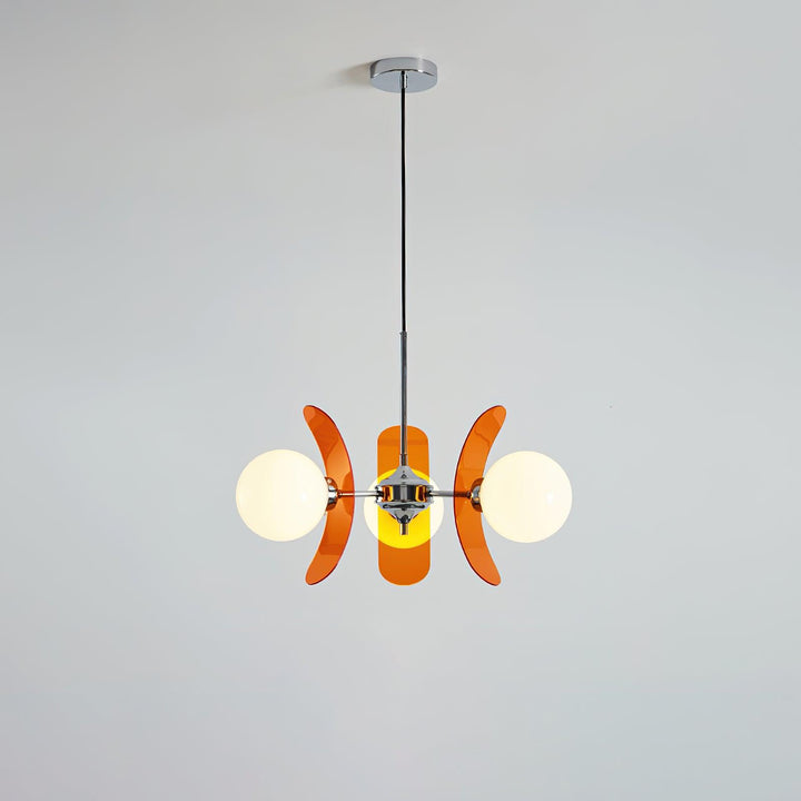 Stylish modern petal pendant, adjustable for a perfect fit.
