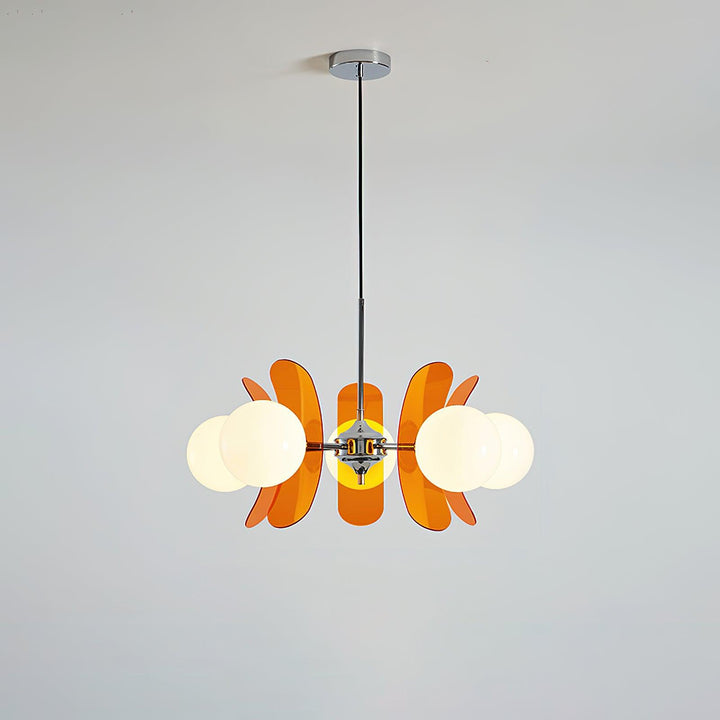 Sophisticated Hawii petal design light for a sleek modern kitchen.