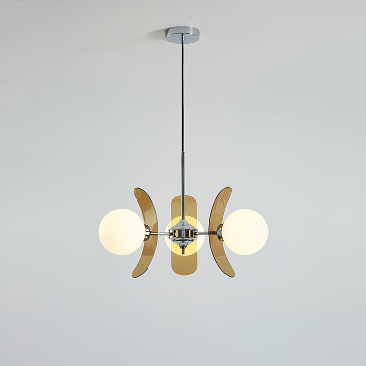 Elegant Hawii petal design pendant light, for a modern kitchen island.