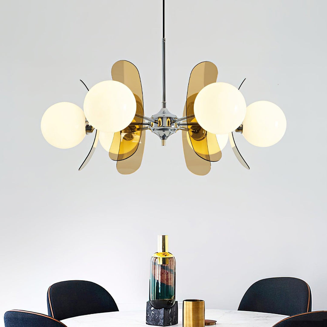 Sophisticated Hawii petal pendant, a focal point in modern interiors.