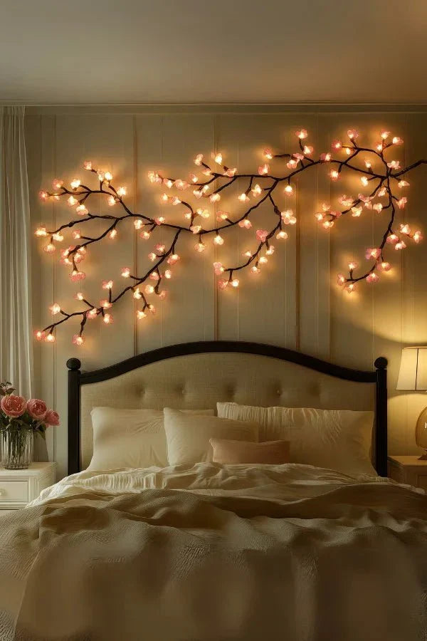LED Wall Branch Light, an elegant nature-inspired fixture. Provides beautiful ambient light and unique wall decor.