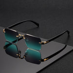 Gold frame gray-green