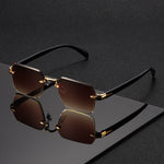 Gold frame double tea