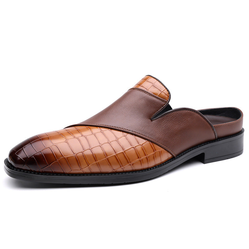 Men's elegant slip-on loafers. Comfortable dress shoes with cushioned insole, perfect for men's fashion.