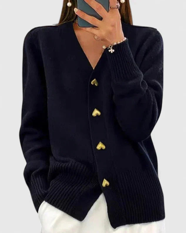 Elegant open front women's cardigan for all seasons. Versatile knit layer, perfect for chic fall and winter outfits.