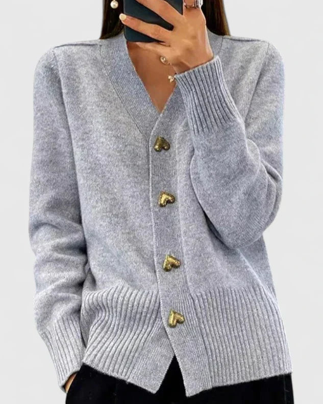 Cozy knit women's open front cardigan. Ideal for fall fashion & winter warmth. Long sleeve for elegant everyday comfort.