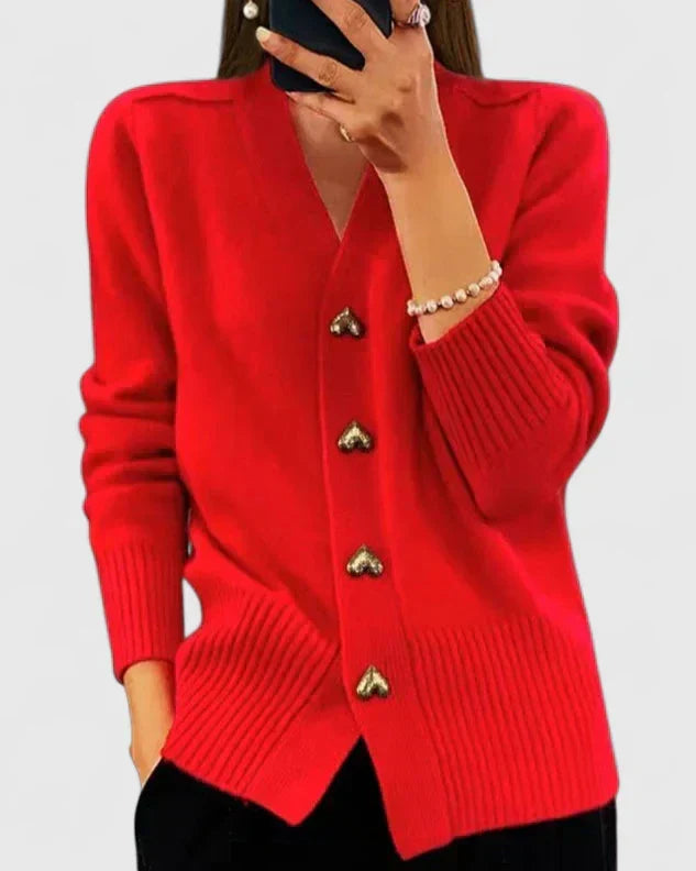 Stylish open front women's cardigan with long sleeves. Elegant knit layer for versatile styling & fall/winter fashion.