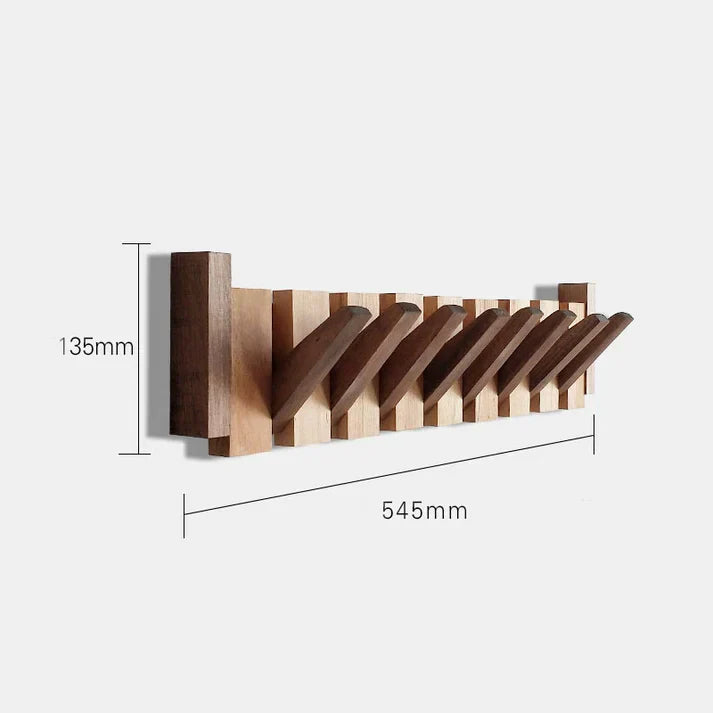 Unique piano key coat hanger, a musical decor accent and practical entryway organizer for modern homes.
