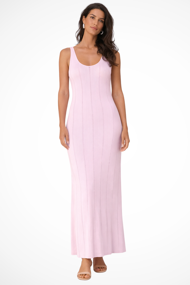 Formal sleeveless maxi dress for women, an elegant choice for evening wear & special summer events.