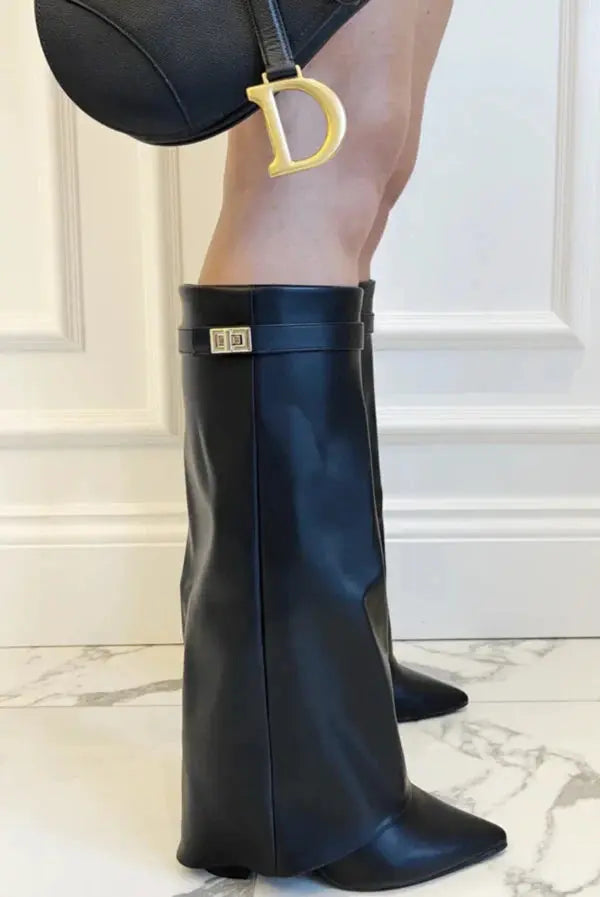 Classic elegant women's tall boots with a comfortable fit and timeless, sophisticated appeal.