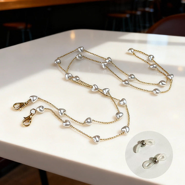 Chic glasses chain holder, an ideal gift idea for eyewear wearers.