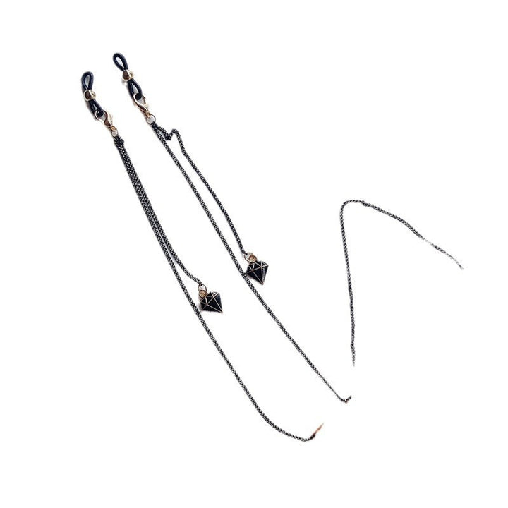 Close-up of a sophisticated glasses chain with intricate star details, a perfect accessory gift.